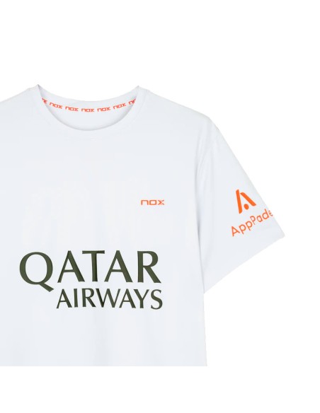 Camiseta Nox Sponsors AT10 Negro de Agustín Tapia White