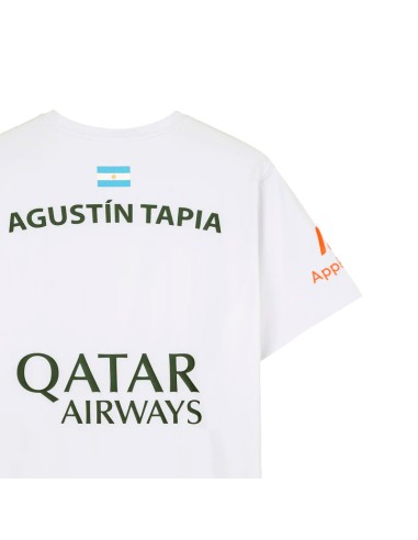 Camiseta Nox Sponsors AT10 Negro de Agustín Tapia White