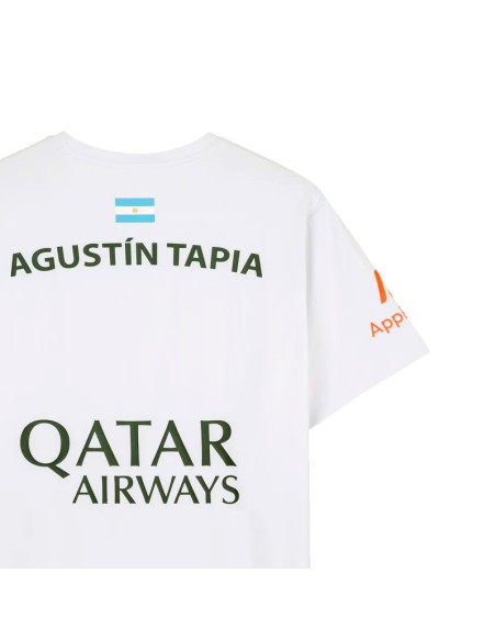 Camiseta Nox Sponsors AT10 Negro de Agustín Tapia White