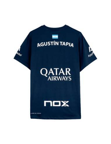 Nox sponsorise le t-shirt bleu AT10 d'Agustín Tapia | vêtements de ...