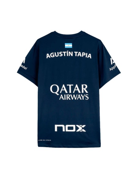 Camiseta Nox Sponsors AT10 Blue de Agustín Tapia