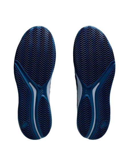 Tênis Asics Gel Challenger 14 Clay Azul Mako Branco | Padel Tênis