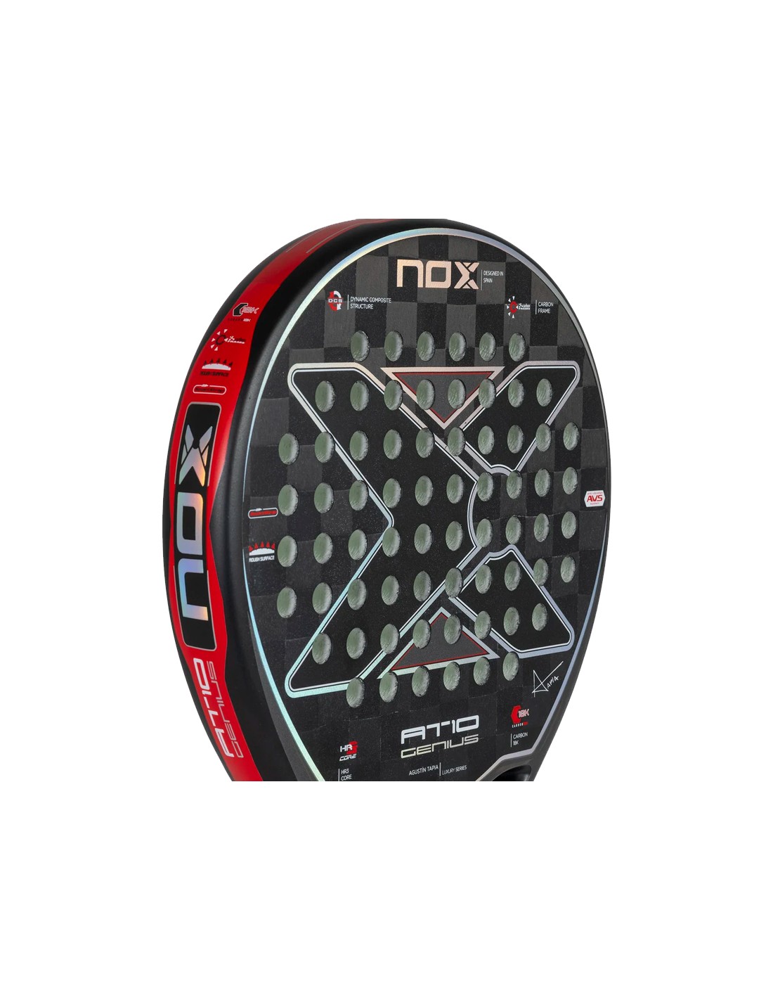 Nox At10 Genius 18k By Agustin Tapia 2023 | Padel rackets Padel rac