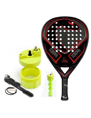 Pack de padel Vibora King Cobra + Presurizador Premium