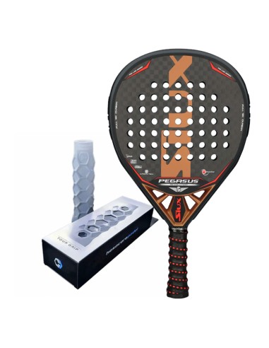 Pack de padel Siux Pegasus 12K + Grip Hesacore