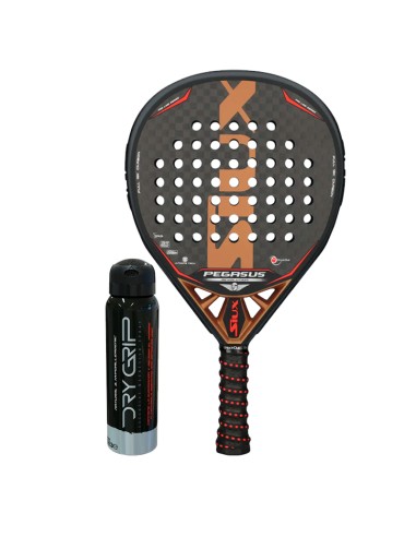 Pack de padel Siux Pegasus 12K + Dry Grip