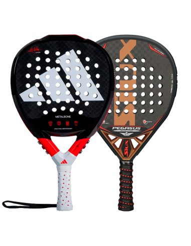 Pack de padel Adidas Metalbone 3.2 + Siux Pegasus Rev 12K