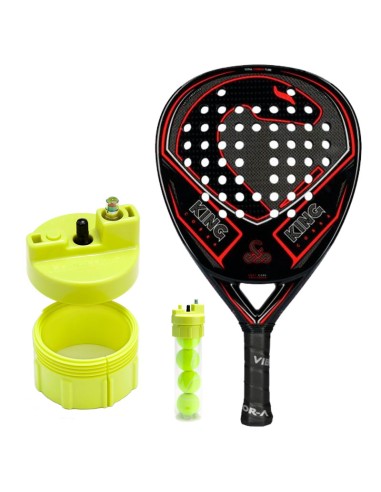 Pack de padel Vibora King Cobra + Presurizador de bolas