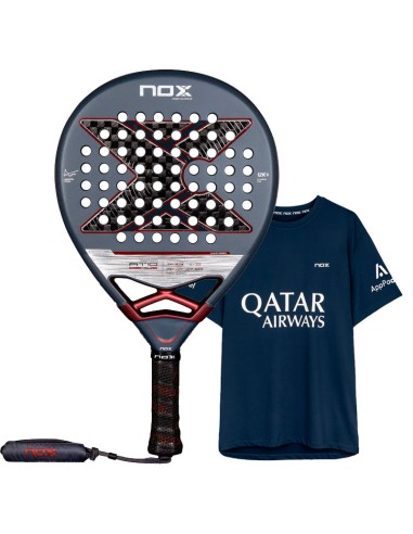 Padel Pack Nox AT10 Genius 12K 2025 + Camiseta Nox Tapia Azul