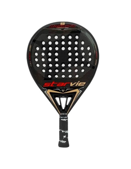 Pala de pádel StarVie Basalto Carbon Oro