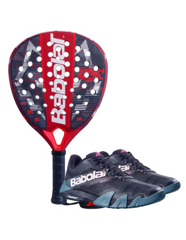 Pack de pádel Babolat Veron Juan Lebron + Zapatillas Babolat Premura