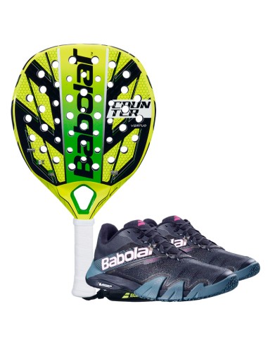 Pack de pádel Babolat Counter Vertuo + Zapatillas Babolat Premura