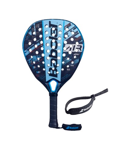 Pack de padel Babolat Air Viper 2024 + Wrist Strap Negro