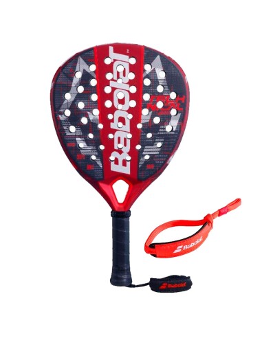 Pack de padel Babolat Tech Veron Juan Lebron 2024 + Wrist Strap Negro