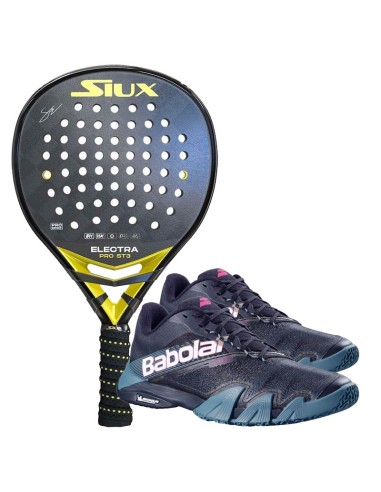 Pack de pádel Siux ST3 Pro + Babolat Jet Premura