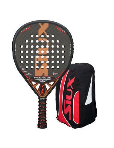 Pack de pádel Siux Pegasus Revolution 12K + Mochila Siux Fusion