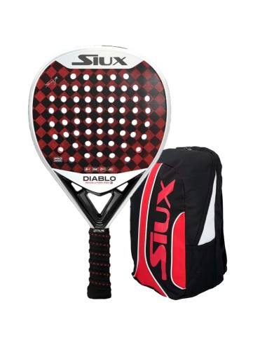 Pack de pádel Siux Diablo Revolution Pro 3 + Mochila Siux Fusion