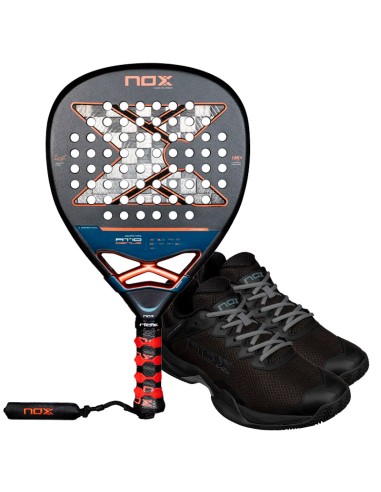 Padel Pack Nox AT10 Genius Attack 18K 2025 + Zapatillas Nox Hexa