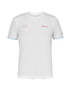 T-shirt col rond Babolat Juan Lebron T-shirt blanc | vêtements de p...