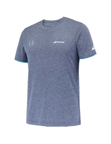 Camiseta Babolat Crew Neck Tee Juan Lebron Blue