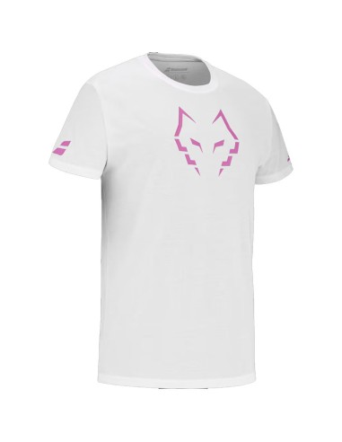 T-shirt Babolat Cotton Tee Juan Lebron Bianca | vestiti da pagaia