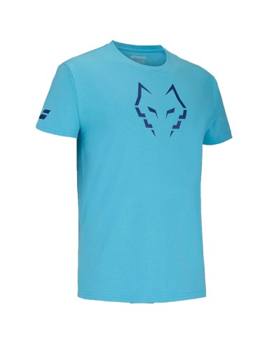 T-shirt Babolat Cotton Tee Juan Lebron Bleu | vêtements de pagaie