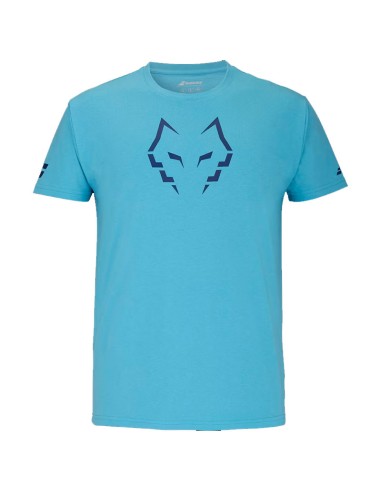 T-shirt Babolat Cotton Tee Juan Lebron Bleu