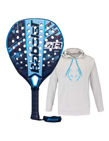 Padel Pack Babolat Air Viper + Sudadera Babolat Juan Lebron