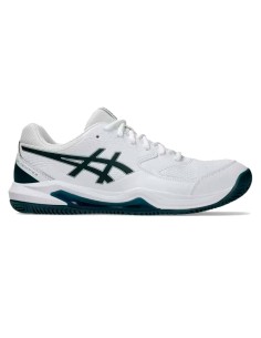 Scarpe Asics Gel Dedicate 8 Clay Bianco Verde Saxon | Scarpe da padel