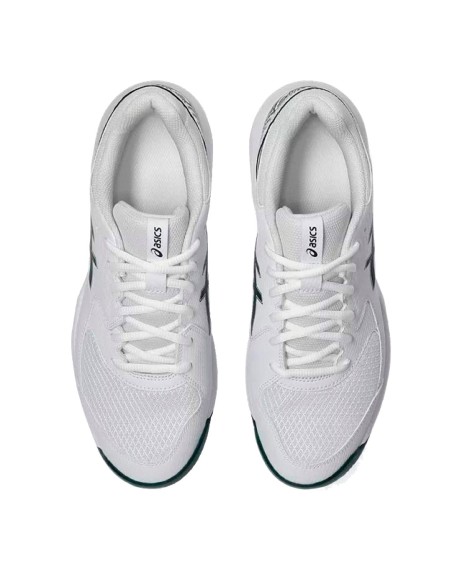 Scarpe Asics Gel Dedicate 8 Clay Bianco Verde Saxon | Scarpe da padel