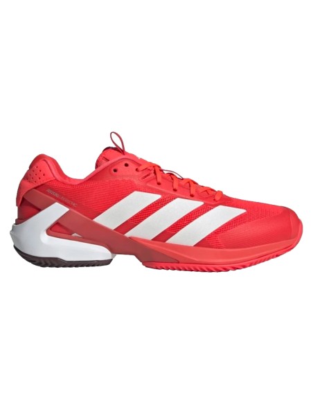Adidas Adizero Ubersonic 5 Clay Red White Running Shoes | Padel Sne...
