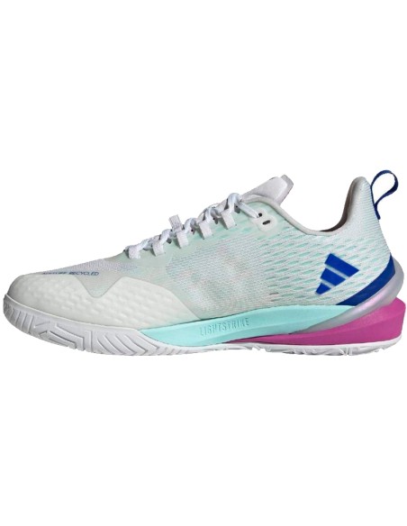 Adidas Adizero Cybersonic Branco Azul Aqua Tênis | Padel Tênis