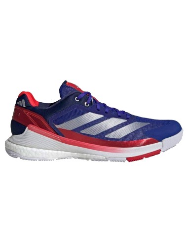 Adidas Crazyquick Boost Padel Shoes Blue Silver White