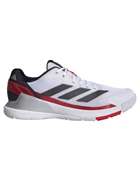 Adidas Crazyquick LS Padel Shoes White Black Red | Padel Sneakers P...