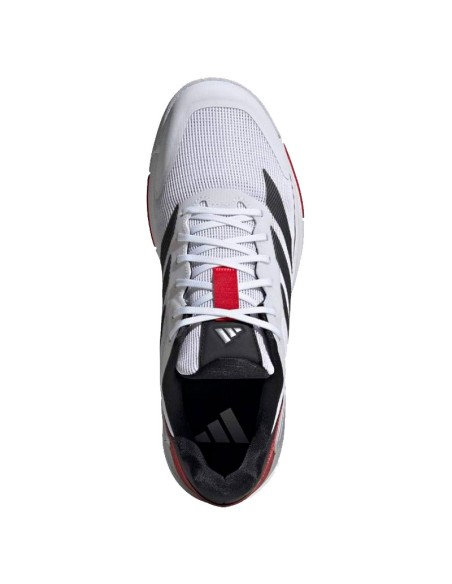 Adidas Crazyquick LS Padel Shoes White Black Red | Padel Sneakers P...