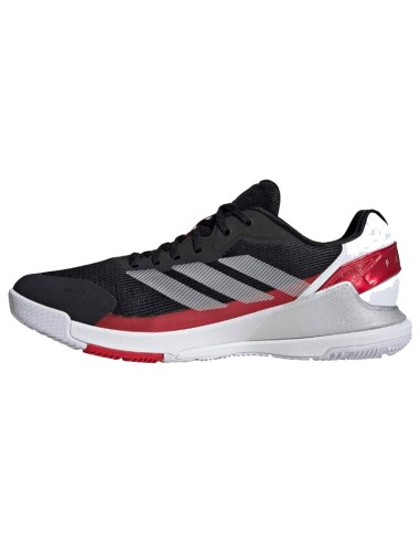 Adidas Crazyquick LS Padel Shoes Black Silver Red | Padel Sneakers