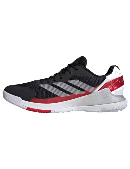 Adidas Crazyquick LS Padel Shoes Preto Prata Vermelho | Padel Tênis