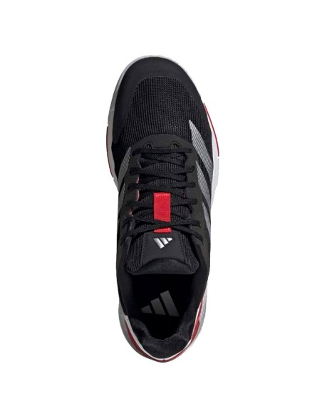 Adidas Crazyquick LS Padel Shoes Preto Prata Vermelho | Padel Tênis