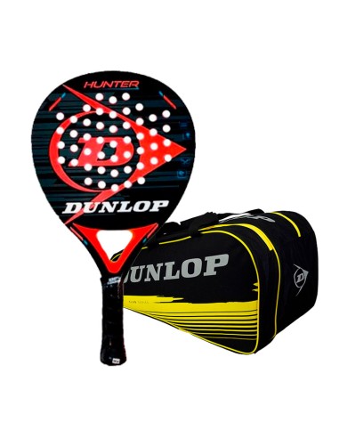 Padel Pack Dunlop Hunter + Paletero Dunlop Amarillo