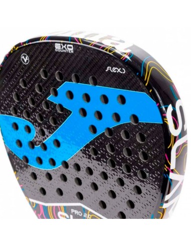 Joma Slam Pro 2.0 Black Turquoise Padel Racquet | Paddle rackets