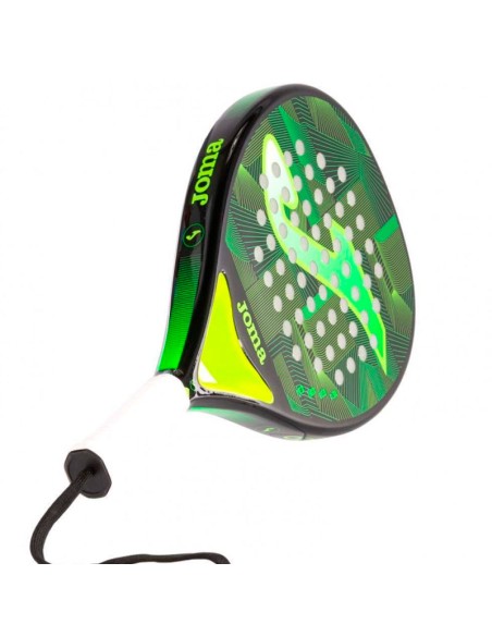 Joma Open Black Fluor Green Padel Racquet | Paddle rackets