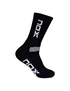 Chaussettes techniques Nox mi-mollet noir et blanc | vêtements de p...