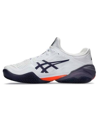 Zapatillas Asics Court FF 3 Clay Blanco Gris Naranja