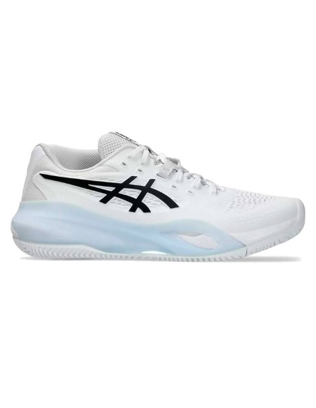 Asics Gel Resolution X Clay Sneaker in Weiß und Schwarz | Padel-Schuhe