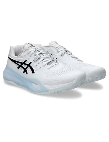 Asics Gel Resolution X Clay Sneaker in Weiß und Schwarz | Padel-Schuhe