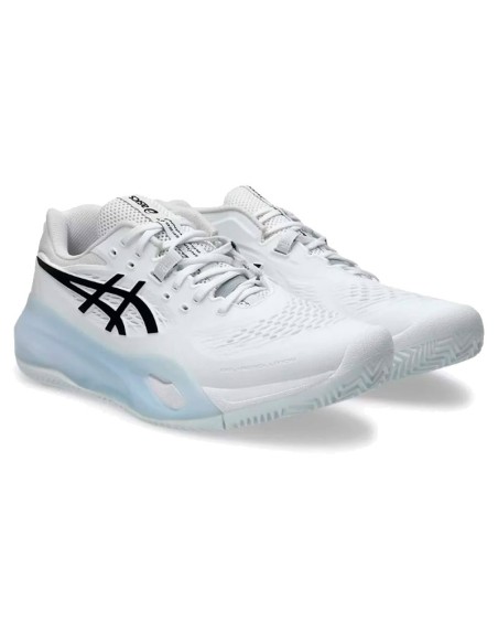 Asics Gel Resolution X Clay Sneaker in Weiß und Schwarz | Padel-Schuhe