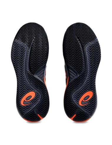 Tênis Asics Gel Resolution X Clay Cinza Roxo Laranja | Padel Tênis