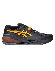 Baskets Asics Gel Resolution X Clay noires et oranges | Chaussures ...