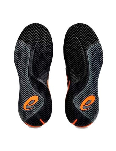 Asics Gel Resolution X Clay Black Orange Sneakers | Padel Sneakers ...