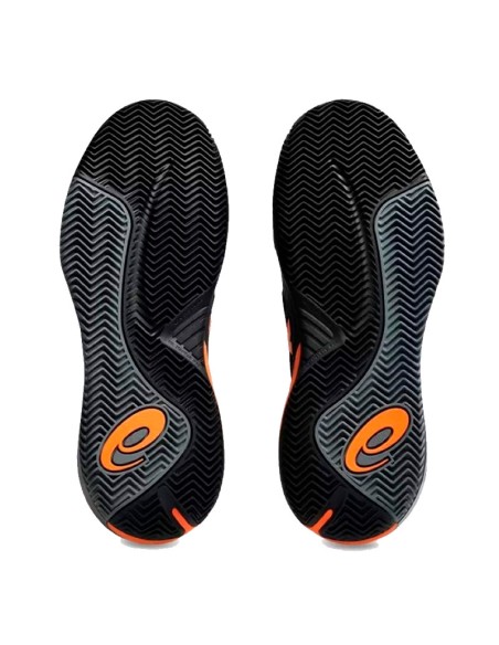 Asics Gel Resolution X Clay Schwarz Orange Sneakers | Padel-Schuhe